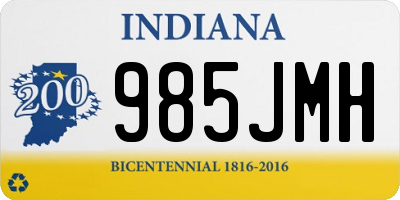 IN license plate 985JMH