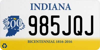 IN license plate 985JQJ