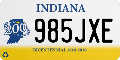 IN license plate 985JXE