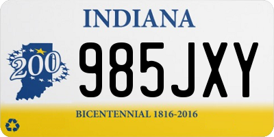 IN license plate 985JXY