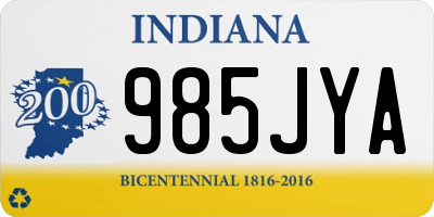 IN license plate 985JYA