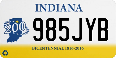 IN license plate 985JYB