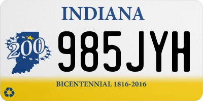 IN license plate 985JYH