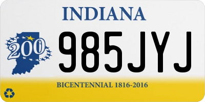 IN license plate 985JYJ