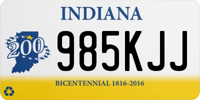 IN license plate 985KJJ