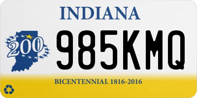 IN license plate 985KMQ