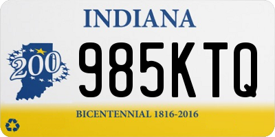 IN license plate 985KTQ