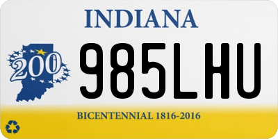 IN license plate 985LHU