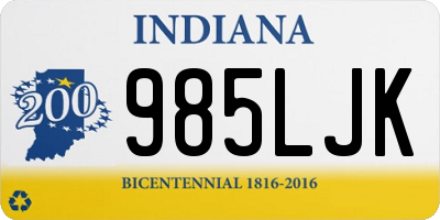 IN license plate 985LJK