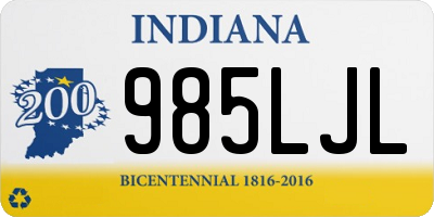 IN license plate 985LJL