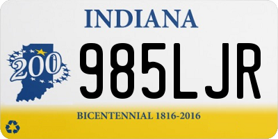 IN license plate 985LJR