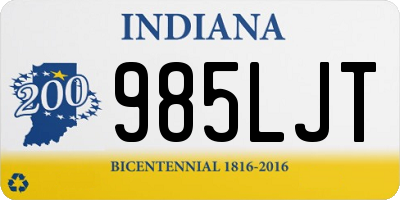 IN license plate 985LJT
