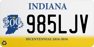 IN license plate 985LJV