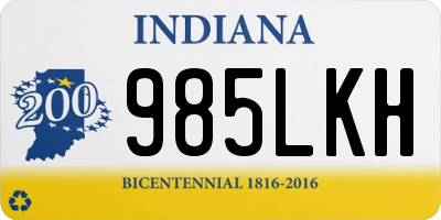 IN license plate 985LKH