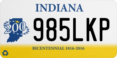 IN license plate 985LKP