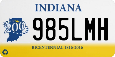 IN license plate 985LMH