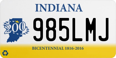 IN license plate 985LMJ