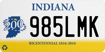 IN license plate 985LMK