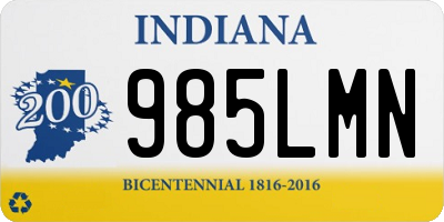 IN license plate 985LMN