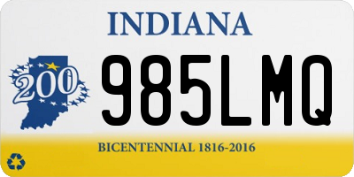 IN license plate 985LMQ