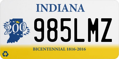 IN license plate 985LMZ