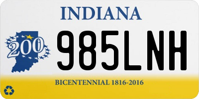 IN license plate 985LNH