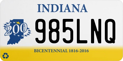 IN license plate 985LNQ