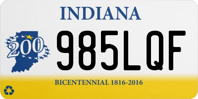 IN license plate 985LQF