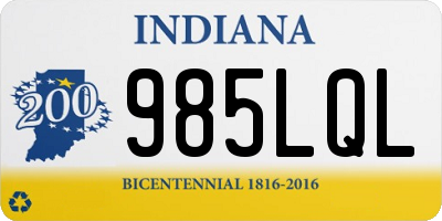 IN license plate 985LQL