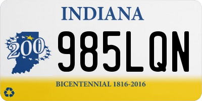 IN license plate 985LQN