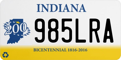 IN license plate 985LRA
