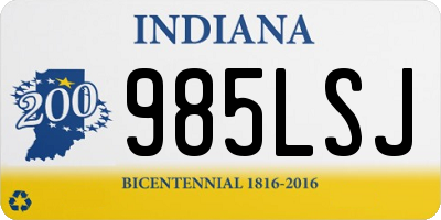 IN license plate 985LSJ