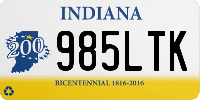 IN license plate 985LTK