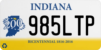 IN license plate 985LTP