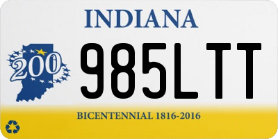 IN license plate 985LTT