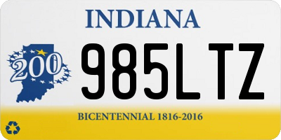 IN license plate 985LTZ