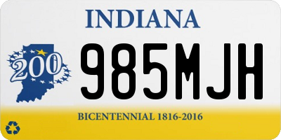 IN license plate 985MJH