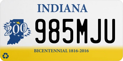 IN license plate 985MJU