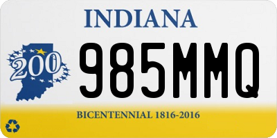 IN license plate 985MMQ