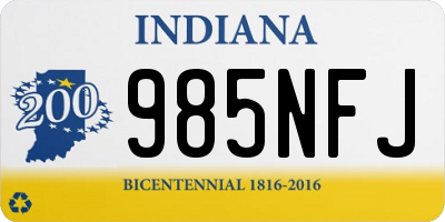 IN license plate 985NFJ