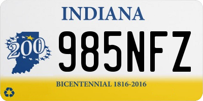 IN license plate 985NFZ