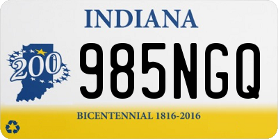 IN license plate 985NGQ