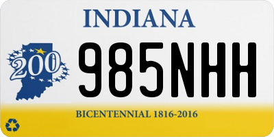 IN license plate 985NHH