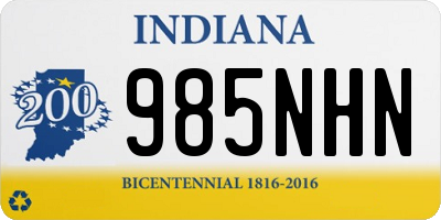 IN license plate 985NHN
