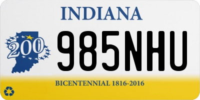 IN license plate 985NHU