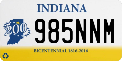 IN license plate 985NNM