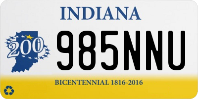 IN license plate 985NNU