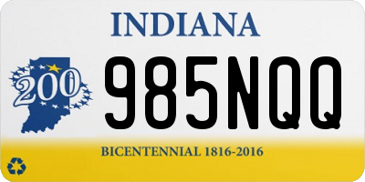 IN license plate 985NQQ