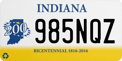 IN license plate 985NQZ