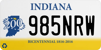 IN license plate 985NRW